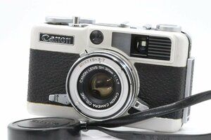良品 Canon demi ee17 ハーフフレイム レンジファインダー コンパクトフィルムカメラ SH 30mm f1.7 広角 プライムレンズ 328919