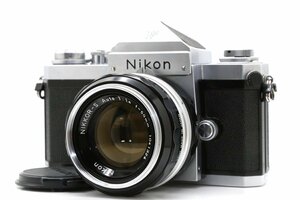 良品 Nikon F （New F 743～最後期 アポロ型）アイレベル 一眼レフフィルムカメラ Nikkor-S Auto 50mm f1.4 標準 単焦点 プライム マニュア