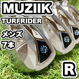 muziik ムジーク TURFRIDER アイアンセット メンズ R 7本 右