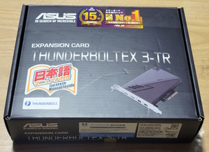 【中古】 ASUS THUNDERBOLTEX3-TR ☆Thunderbolt3 拡張カード PCIe PD3.0 100W給電対応 ★動作確認済★