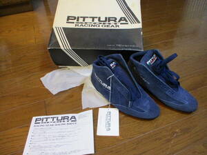 50% off new goods unused PITTURA racing shoes size 23.5cm navy blue blue pitsula- racing boots regular price Y19500. goods 