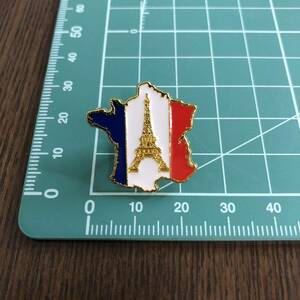 フランス 国旗 エッフェル塔 国土 ピンバッジ