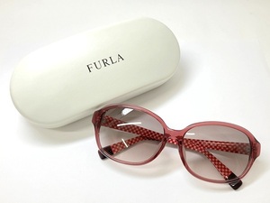 【★即決★】≪美品≫ FURLA フルラ サングラス レディース LINDA SU4926J 赤系 58□15 COL.09FH 135