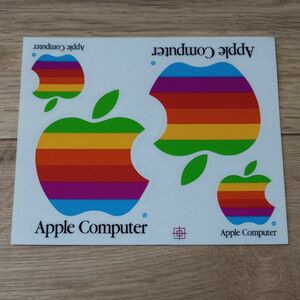 アップル Apple Computer ステッカー レインボー