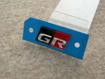 14 x 29 mm GR ミニ エンブレム EMBLEM PARTS パーツ トヨタ 純正部品 TOYOTA 通販 GAZOO Racing GR PORT スポーツ 海外 輸出 net web 通販_画像2