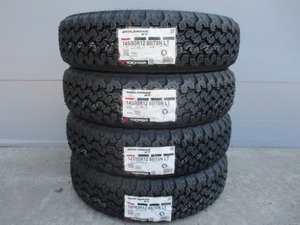 新品4本■送料込み￥16,800～■2024年製ヨコハマジオランダーKT■145/80R12 80/78N LT■軽トラ軽バンハイゼットエブリーNバンNV100キャリー