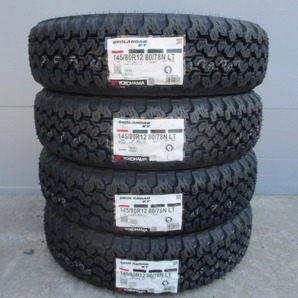 新品4本■送料込み￥16,800～■2024年製ヨコハマジオランダーKT■145/80R12 80/78N LT■軽トラ軽バンハイゼットエブリーNバンNV100キャリーの画像1