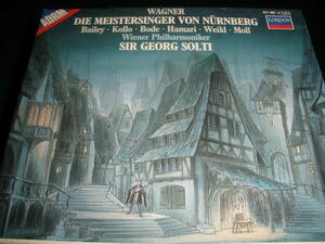 西独 4CD ショルティ ワーグナー ニュルンベルクのマイスタージンガー ベイリー コロ ウィーン 初期 Wagner Meistersinger Solti