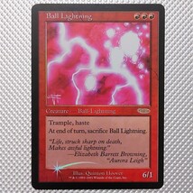 FOIL ボール・ライトニング Ball Lightning ジャッジ褒賞 DCI MTG_画像1