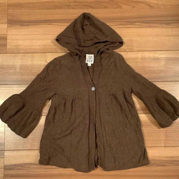 ロキシー ROXY カーディガン ぽわん袖が可愛い! M