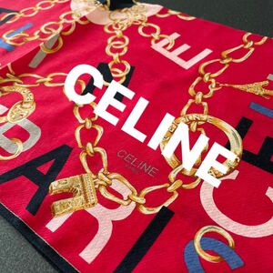 CELINE PARIS 大判 ハンカチ 