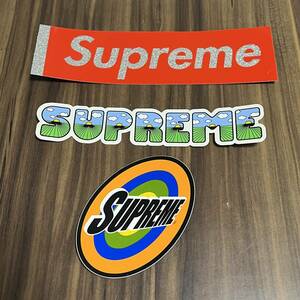 ★新品未使用★SUPREME シュプリーム★ロゴ ステッカー シール 3枚セット☆