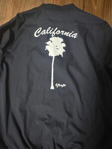 ユナイテッドアスレ　薄手ジャケット　スタジャン　ネイビー　Lサイズ　カリフォルニア california rhc