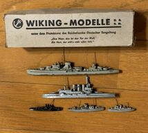 1930年台 戦前ドイツ製 軍艦 金属製模型 Wiking Modelle_画像3
