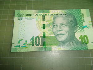 南アフリカ10ランド紙幣