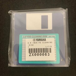 K740　【未使用】 乾式 フロッピー ディスク クリーナー 3.5 インチ / FDD CLEANING DISK YAMAHA クリーニングディスク　PC-98