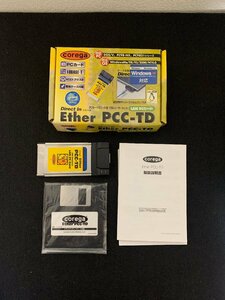 K470　Corega PCカード Ether　PCC-TD　10BASE-T　LANカード　動作未確認