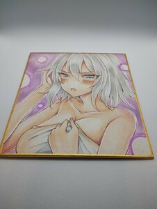 Art hand Auction Hand-drawn illustration colored paper ②, comics, anime goods, hand drawn illustration