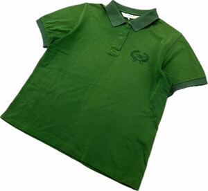 Christian Dior * Logo embroidery polo-shirt with short sleeves green lady's L spring summer Golf casual popular old clothes Dior sport #S3093