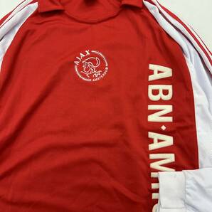 AJAX AMSTERDUM ☆ レプリカ 長袖 ユニフォーム シャツ レッド Fサイズ サッカー スポーツ トレーニング アヤックス アムステルダム■CH102の画像4