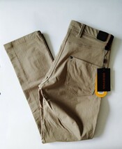 即決 新品タグ付き BRIEFING ゴルフ CORDURA 5-POCKET パンツ M / ブリーフィング PANTS ベージュ GOLF チノパン ベルト ループ ウェア_画像1