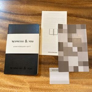 【ご確認ください】未使用　モレスキン　MOLESKINE ネスプレッソ　ノベルティー　景品　ノート　メモ帳　黒　ブラック　