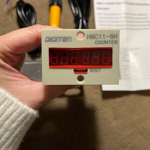 DIGITEN 0-999999デジタルLEDカウンター 光電スイッチセンサー リフレクター自動コンベヤーベルト