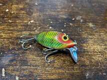 40s Heddon Midgit Digit ウッド!! オールド!! 金目!! 希少モデル!! /オールドへドン リバーラント ミジェット オールドタックル_画像3