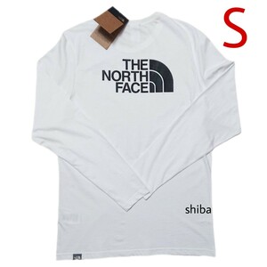 THE NORTH FACE ノースフェイス イージー 長袖 ロンT ロング tシャツ ホワイト 白 ブラック 黒 海外Sサイズ