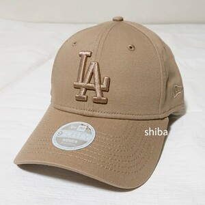 NEW ERA ニューエラ 正規品 レディース ウィメンズ 9FORTY キャップ 帽子 LA ドジャース ライト ブラウン 茶色 大谷