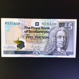 World Paper Money SCOTLAND《Royal Bank》 5 Pounds【2014】〔Commemorative Issue〕