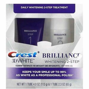 クレスト　ブリリアンス　2ステップホワイトニング　Daily Whitening 2-Step Treatment　crest 