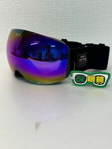 スノーゴーグル　スキーゴーグル　眼鏡対応フレーム　 ダブルレンズ　ブルーレボミラー　大きめ眼鏡も！DEES