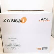 p85【1円～】 ZAIGLE i ザイグルアイ NC350 RED 焼肉ロースター 調理器具 動作未確認 現状品 _画像1