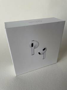 未開封 Apple アップル AirPods エアポッズ 第3世代 ワイヤレスイヤホン MME73J/A 