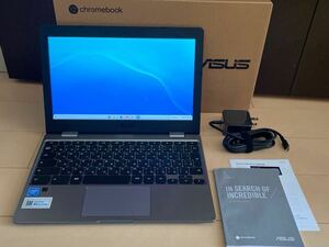 ASUS 11.6インチ Chromebook C223NA グレー 美品