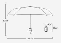 折りたたみ傘 折り畳み傘 日傘 UVカット99％ 遮光 100％ 収納 ポーチ付_画像2