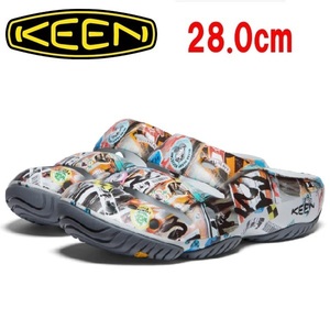 KEEN キーン ヨギ アーツフル シルバーバーチ×スティールグレー 28.0cm 1027134　メンズ　サンダル　アウトドア　キャンプ