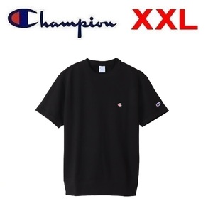 Champion チャンピオン クルーネックスウェットシャツ 24SS ブラック XXL　C3-Z020　メンズ　Tシャツ