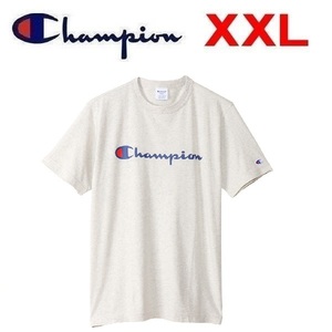 Champion チャンピオン ロゴTシャツ オートミール XXL　C3-X353　メンズ　Tシャツ　半袖