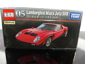 トミカプレミアム ランボルギーニ イオタ SVR No.05 未開封品　LAMBORGHINI MIURA JOTA SVR タカラトミー