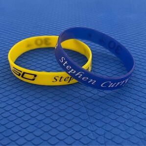 新品未使用 ステフィンカリー ラバーブレスレット 2本セット ウォリアーズ