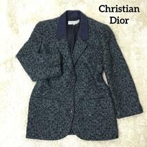 Christian Dior ディオール　ツイード　ジャケット_画像1