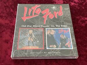 ★新品未開封★LITA FORD★OUT FOR BLOOD/DANCIN' ON THE EDGE★CD(2 IN 1)★REMASTERED/リマスター★リタ・フォード★2007 BGO RECORDS★