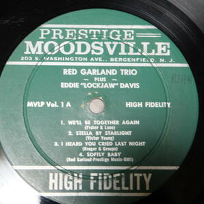 Moodsville【 MV Vol.1 : Red Garland Trio plus Eddie “Lockjaw” Davis 】DGの画像4