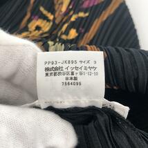 美品 PLEATS PLEASE プリーツプリーズ ISSEY MIYAKE イッセイミヤケ ワンピース ノースリーブワンピース Lサイズ 3サイズ 大きいサイズ_画像8