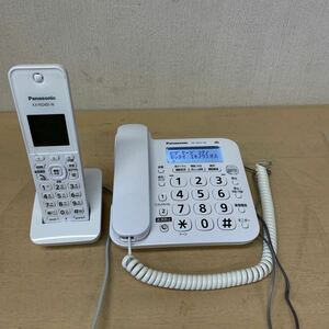 Panasonic Panasonic cordless telephone machine VE-GD27-W cordless handset PNLC1058 electrification verification only 