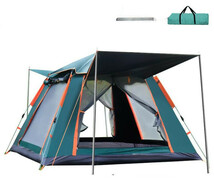 特価★テント キャンプ用品 大型テント 4-5人用 ヤー アウトドア レジャー用品 ファミリーラージテントスペース_画像4
