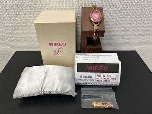 ※WIRED 1N01-0PZ0 SEIKO ワイアード クォーツ レディース 腕時計 出品時動作品