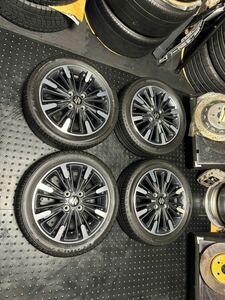 スズキ スペーシアカスタム MK53S 純正 15インチ 4.5J＋45 PCD100 4穴 BRIDGESTONE ECOPIa EP150 165/55R15 2020年製 エブリィ アルト 流用